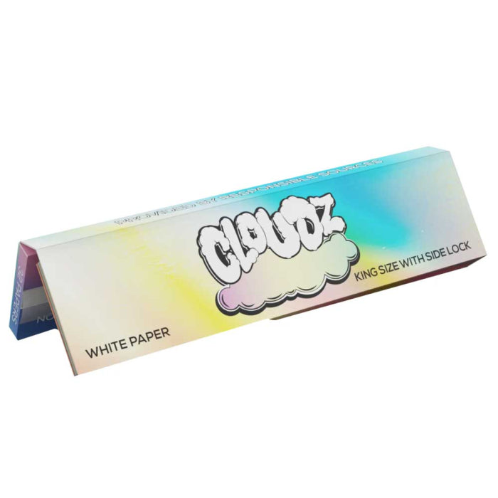 Cloudz White King Size Papers with Side Lock retail pack