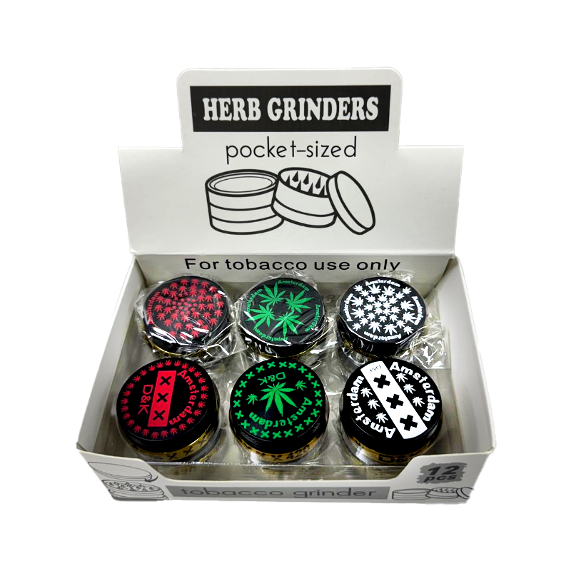 D&K Amsterdam Metal Grinder 40mm assorted designs