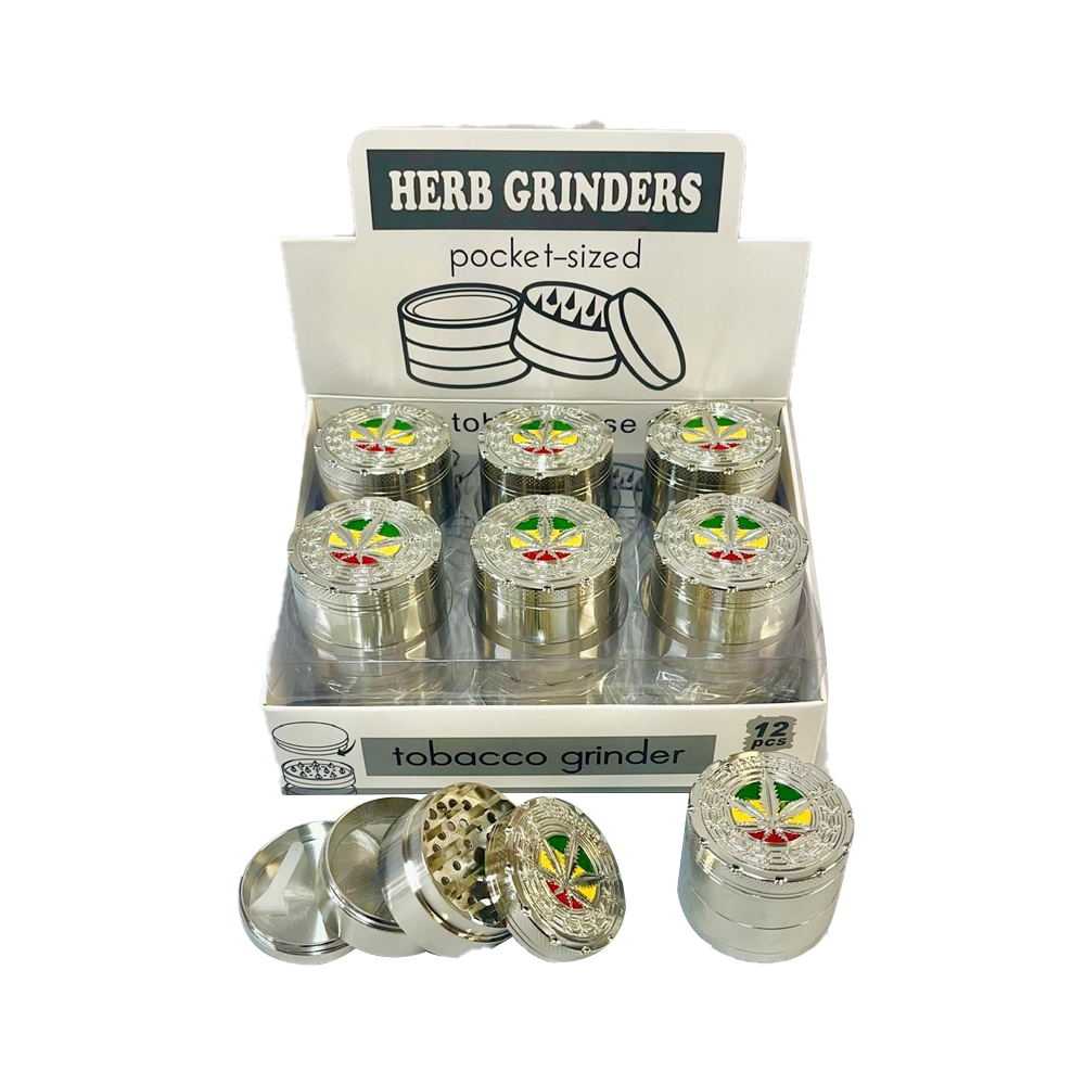 D&K Silver Design 4-Part Metal Grinder 50mm SM2798