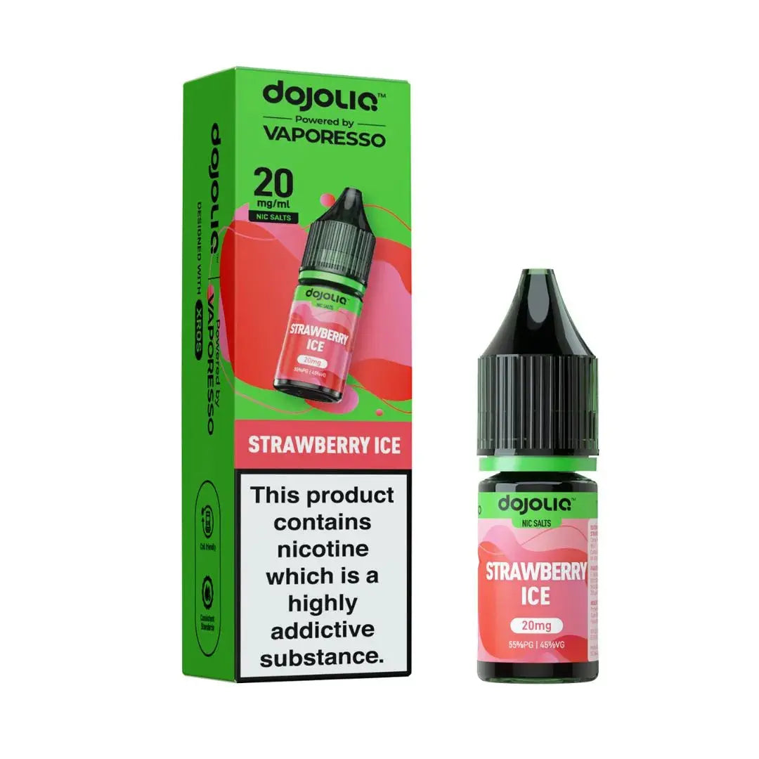 DojoLiq Strawberry Ice 20mg nic salt e-liquid 10ml