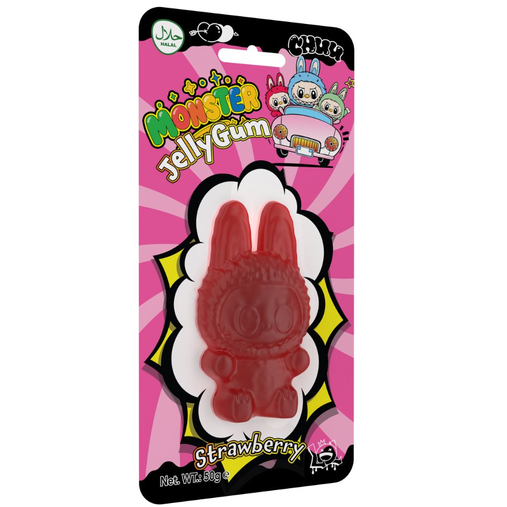 Monster JellyGum Strawberry Gummy 50g