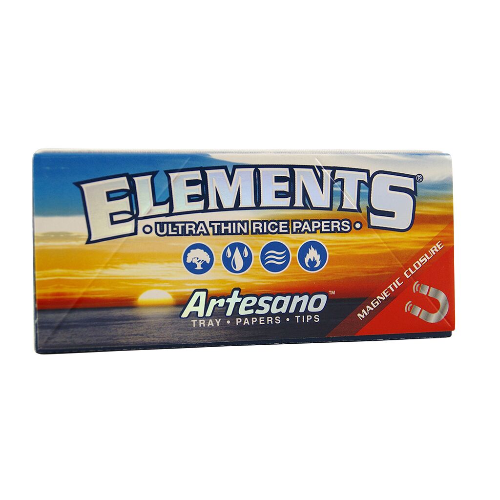 Elements Artesano King Size Slim Papers + Tips + Tray
