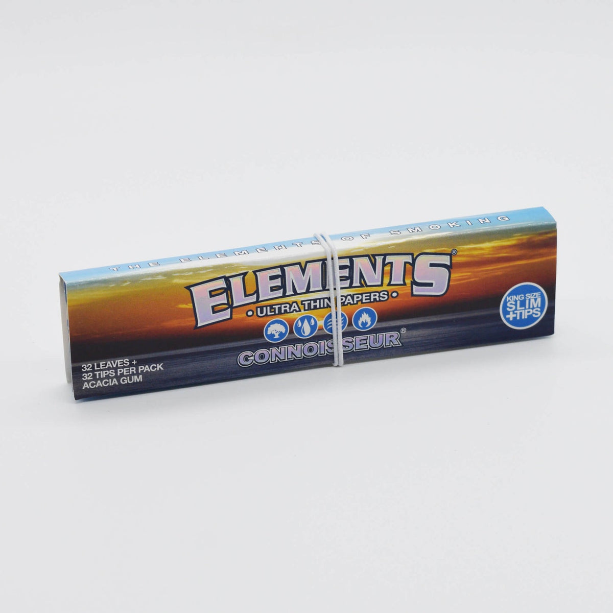 Elements Blue Connoisseur King Size Slim Papers + Tips retail booklet