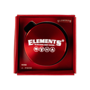Elements Mini 40 mm 4-Piece Aluminium Grinder — Red