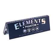 Elements Phantom 1¼ Rolling Papers — 50 Leaves, 1 Booklet
