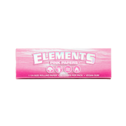 Elements Pink 1¼ Rolling Papers — 50 Leaves, 1 Booklet