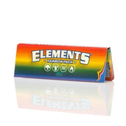 Elements Rainbow 1¼ Rolling Papers — 50 Leaves, 1 Booklet
