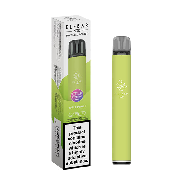ELFBAR EB600 Prefilled Pod Kit — Apple Peach