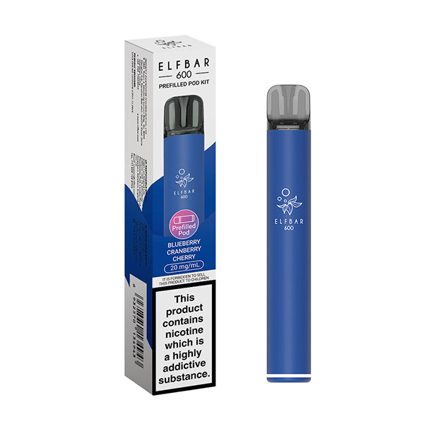 ELFBAR EB600 Prefilled Pod Kit — Blueberry Cranberry Cherry