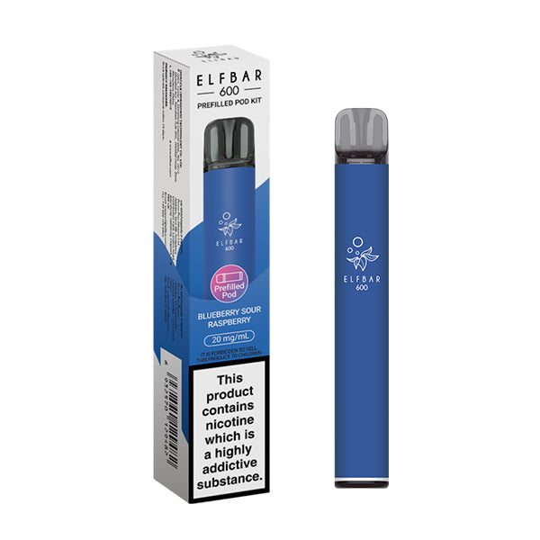 ELFBAR EB600 Prefilled Pod Kit — Blueberry Sour Raspberry