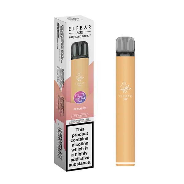 ELFBAR EB600 Prefilled Pod Kit — Peach Ice
