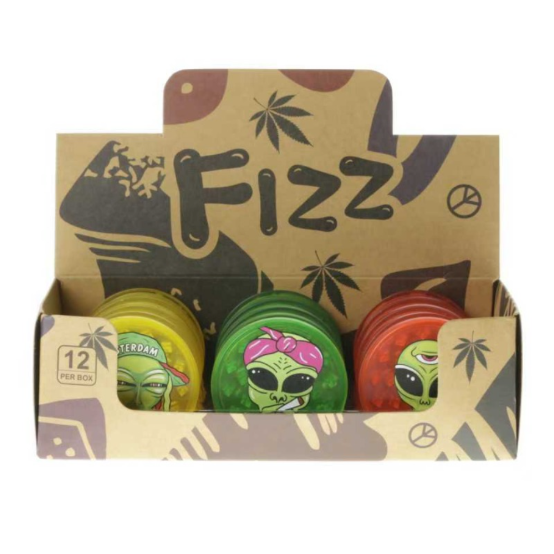 Fizz Alien Head Plastic Grinder SS-0265