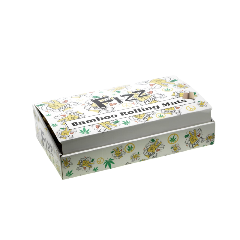 Fizz bamboo rolling mats display box