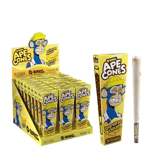 G-Rollz Banana Cloud Ape Cones 3 Pack official