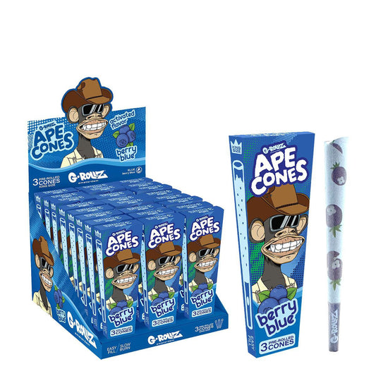 G-Rollz Berry Blue Ape Cones 3 Pack official