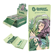 G-Rollz Colossal Dream Organic Green Hemp King Size Slim Papers + Tips + Tray