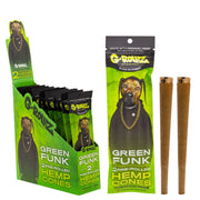 G-Rollz Green Funk Hemp Cones | King Size 2 Pack