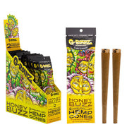 G-Rollz Honey Buzz Hemp Cones | King Size 2 Pack