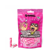 G-Rollz Activated Carbon Filters Pink 6mm — Bag of 50