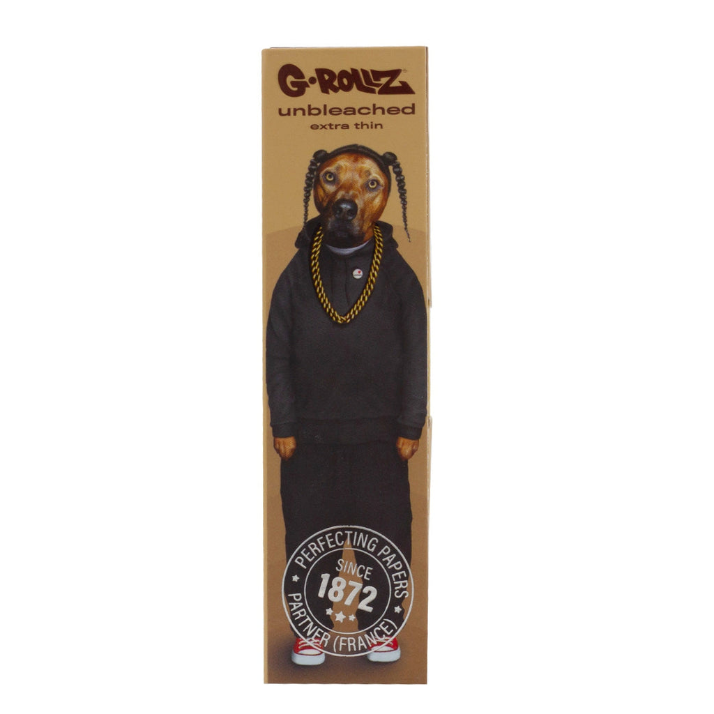 G-Rollz Rap Unbleached King Size Slim retail booklet