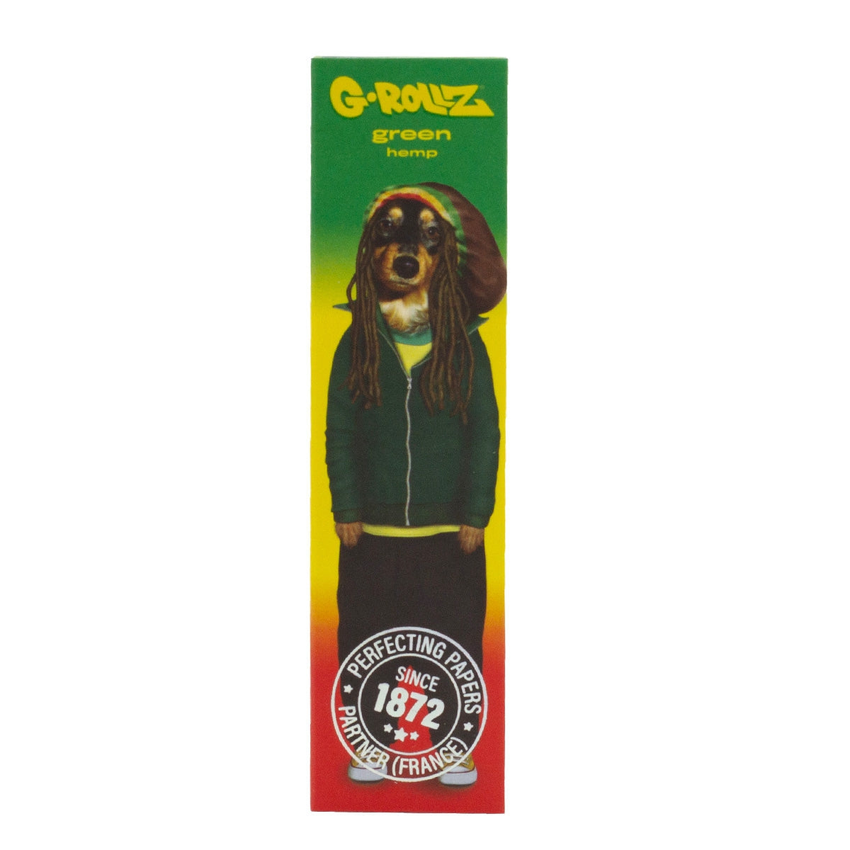G-Rollz Reggae Green Hemp King Size Slim retail booklet