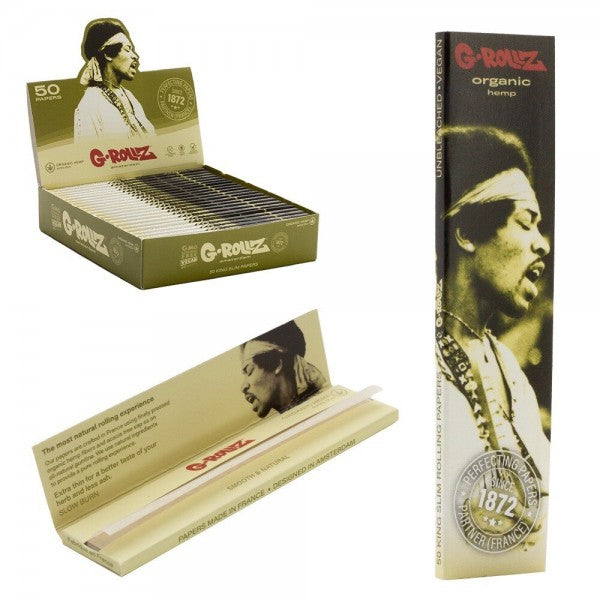 G-Rollz Serenade Organic Hemp King Size Slim Papers