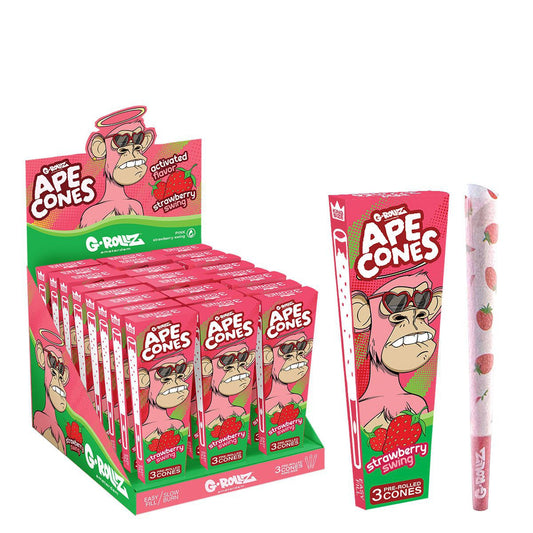 G-Rollz Strawberry Swing Ape Cones 3 Pack official