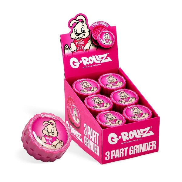 G-Rollz Banksy's Graffiti Thug for Life 3-Part Grinder 53mm