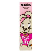 G-Rollz Banksy's Graffiti Thug for Life Pink King Size Slim Papers + Tips
