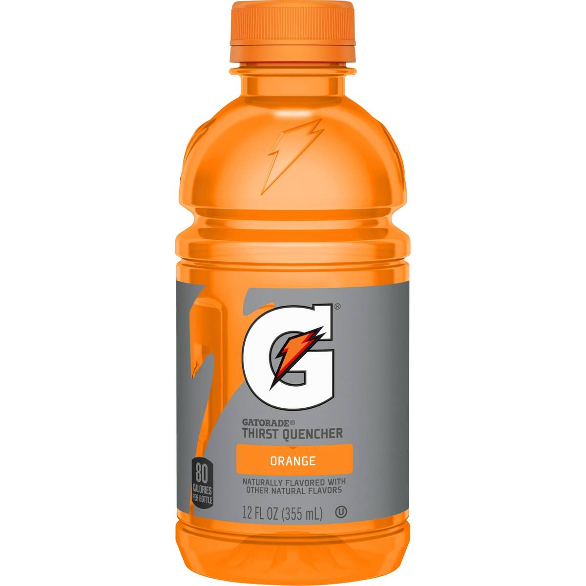 Gatorade Orange 355ml — one sealed retail pack