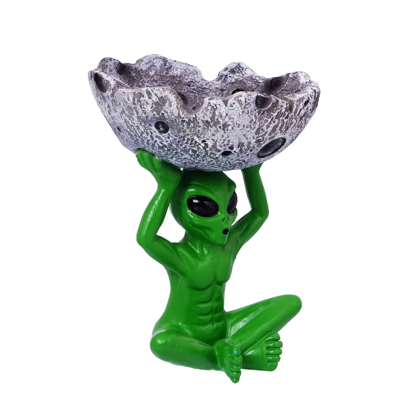 Green Alien Resin Ashtray