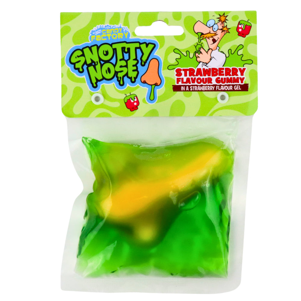One sealed Crazy Candy Factory Snotty Nose 120g retail bag