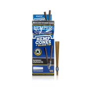 Hemper Blueberry King Size Cones with Glass Tips 2-Pack
