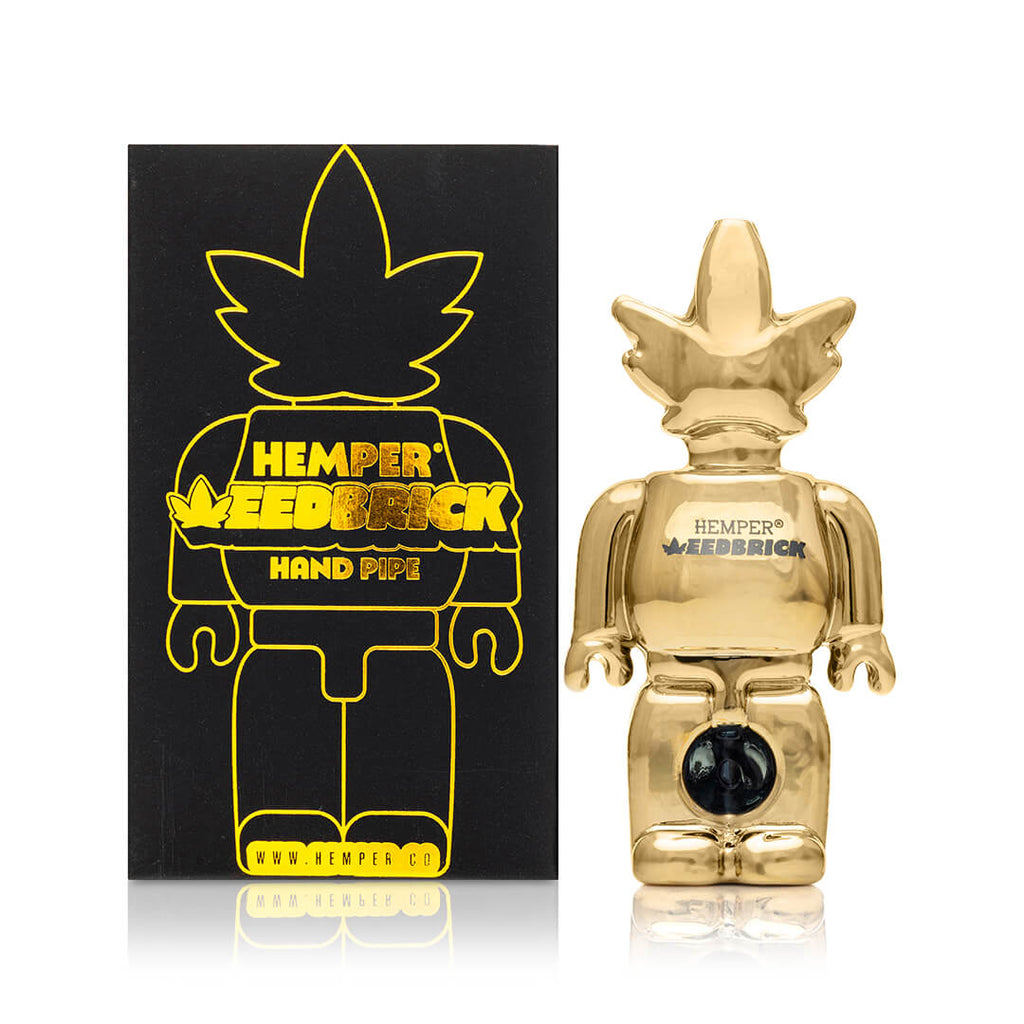 HEMPER Weedbrick Glass Hand Pipe with retail box