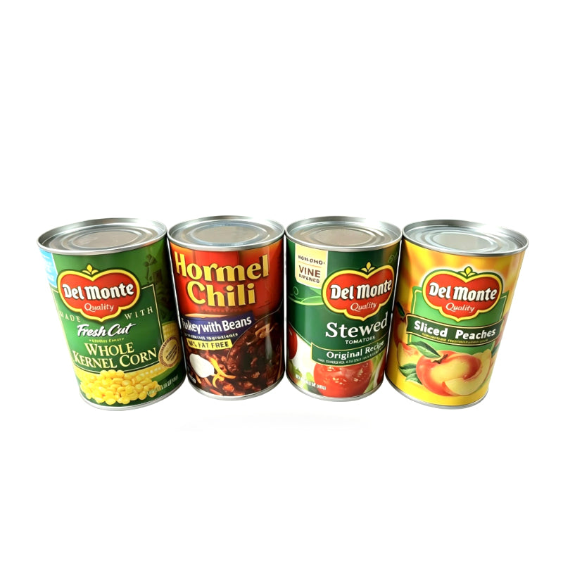 Hidden Storage Food Can Assorted Designs SS-1893