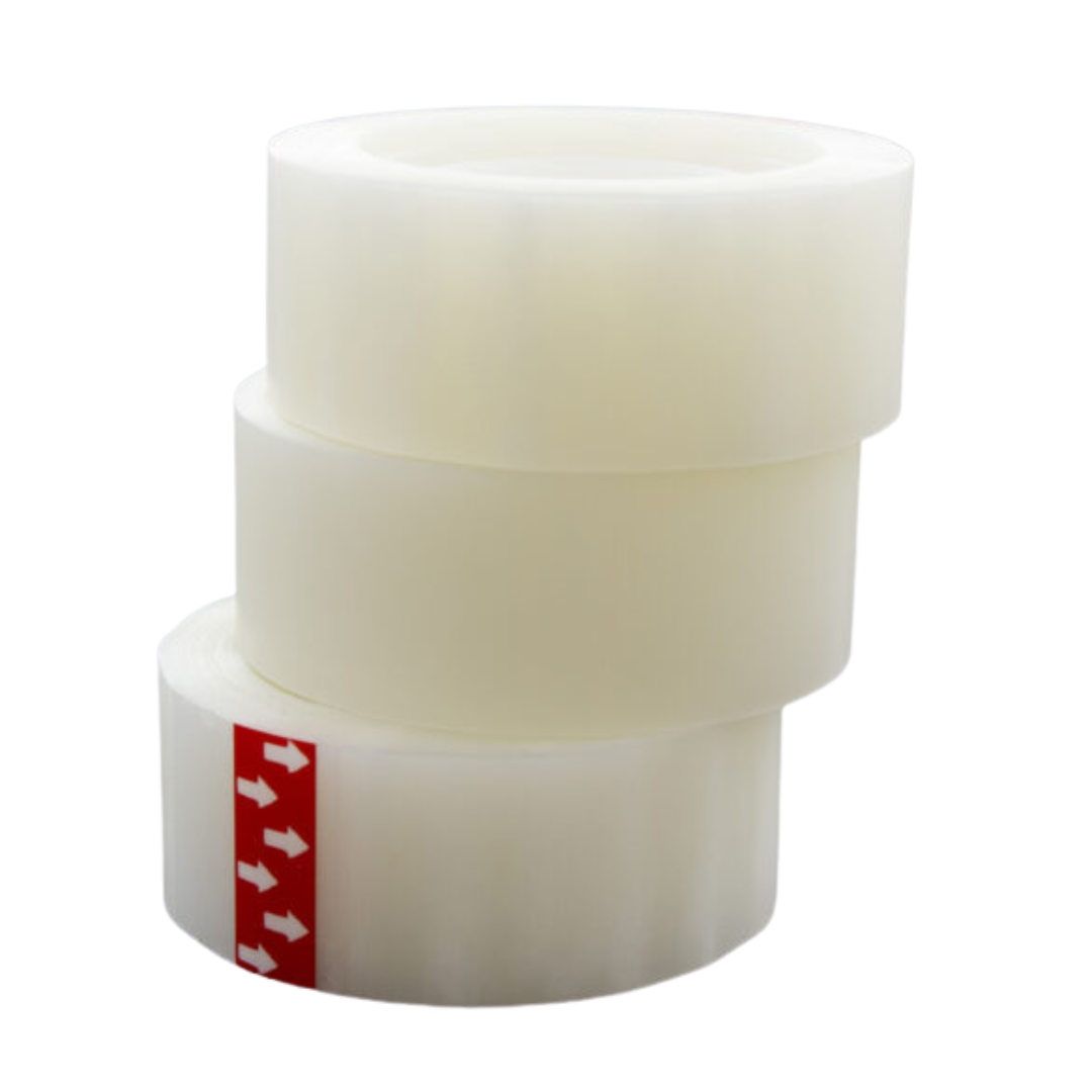 Homson Clear Tape 18mm × 33m – 3 Rolls