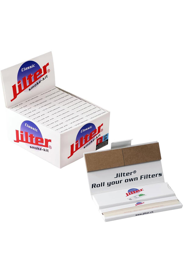 Jilter Smoke-Kit retail booklet with 12-booklet display
