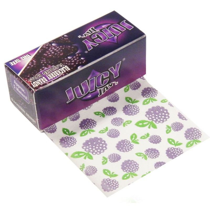 Juicy Jay's Blackberry Brandy Flavoured Rolling Paper Roll 5 m