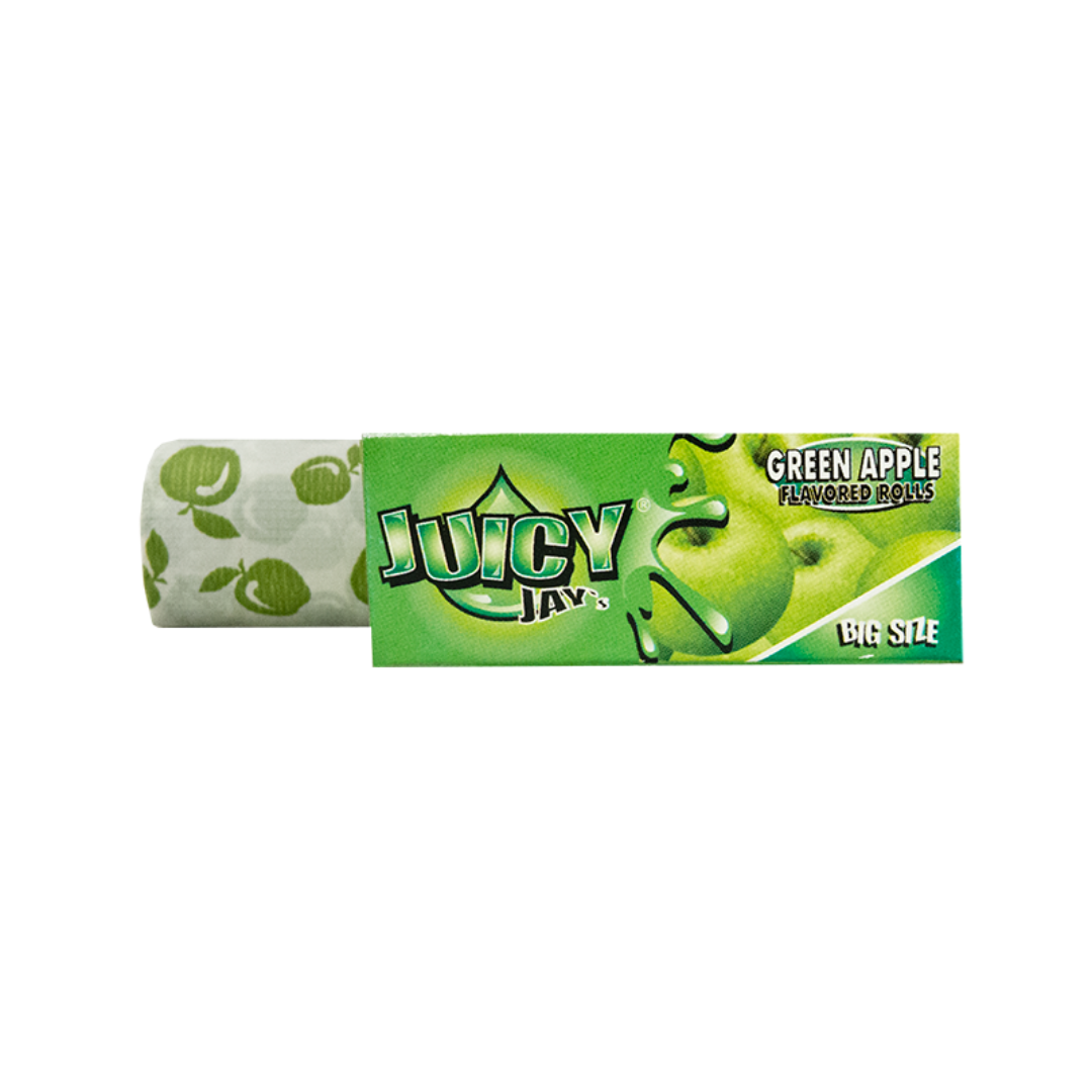 Juicy Jay's Green Apple Flavoured Rolling Paper Roll 5 m