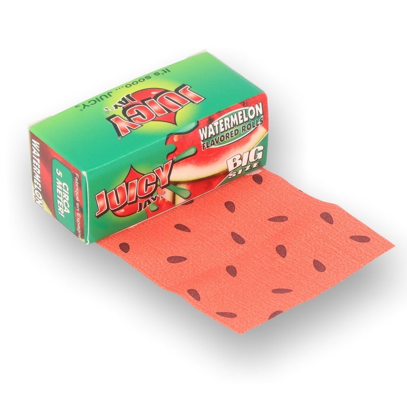 Juicy Jay's Watermelon Flavoured Rolling Paper Roll 5 m