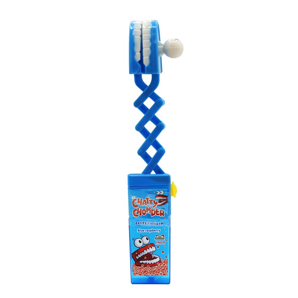 One Kidsmania Chatty Chomper 17g lollipop; random colour