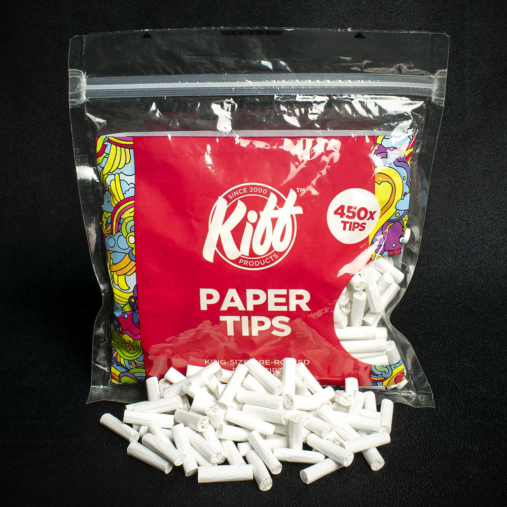 Kiff King Size Paper Tips 6mm 450 Pack