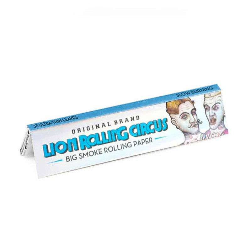 Lion Rolling Circus Lion Silver King Size Slim Rolling Papers