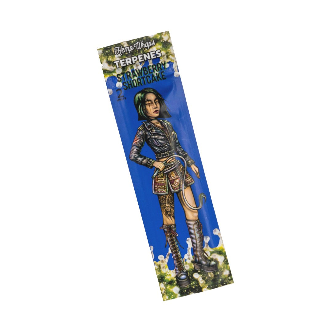 Lion Rolling Circus Terpenes Strawberry Shortcake Hemp Wrap 2-pack