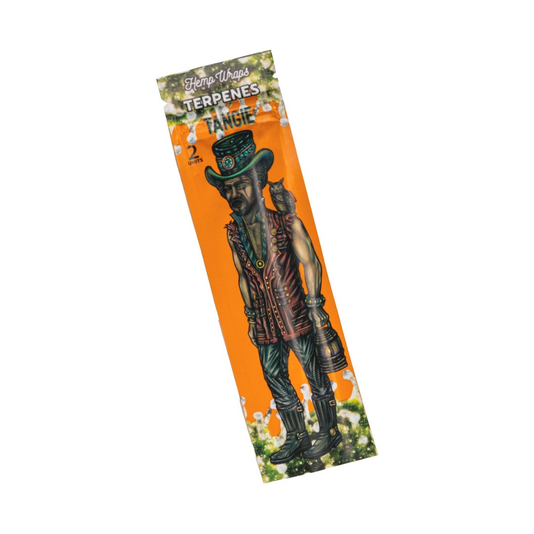 Lion Rolling Circus Terpenes Tangie Hemp Wrap 2-pack