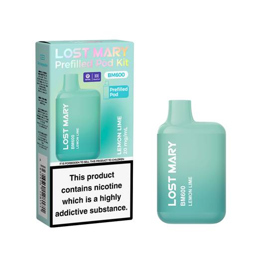 Lost Mary BM600 Prefilled Pod Kit Lemon Lime