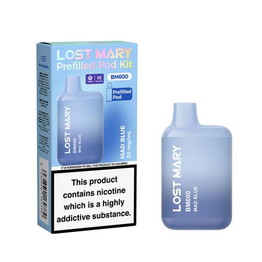 Lost Mary BM600 Prefilled Pod Kit Mad Blue