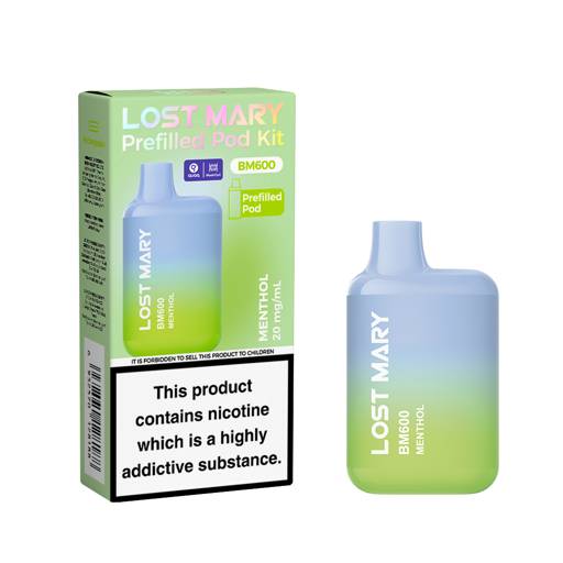Lost Mary BM600 Prefilled Pod Kit Menthol