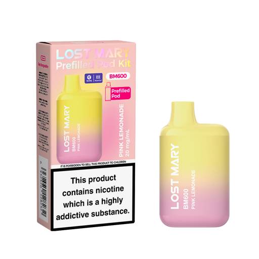 Lost Mary BM600 Prefilled Pod Kit Pink Lemonade