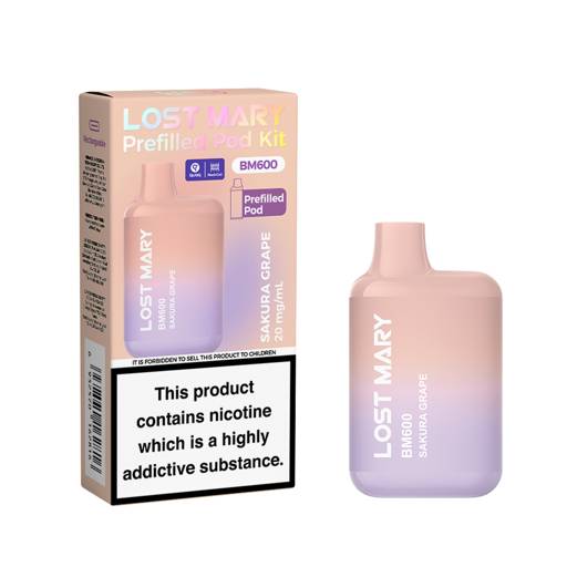 Lost Mary BM600 Prefilled Pod Kit Sakura Grape